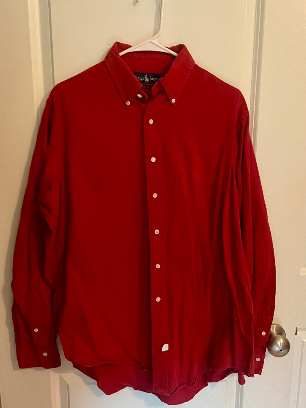 Ralph Lauren red dress shirt